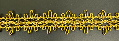 3/4'' Metallic Braid Gimp Trim - 12 Continuous Yards - Made in USA!