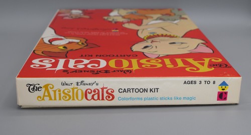 Kit Cartoni Animati Vintage Colorforms Walt Disney's Aristogats Produzioni Gatto Play Set - Foto 16 di 17