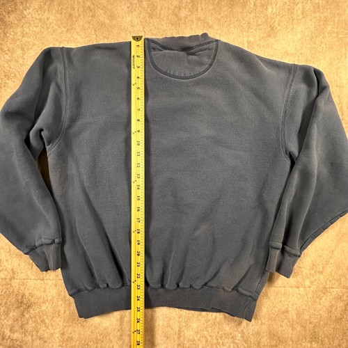 Vintage Reebok Sweatshirt Mens Large Blue Faded Pullover Y2k Crew Neck Surfer - Picture 6 of 8