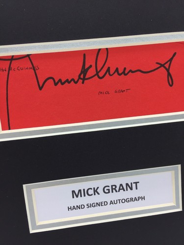 RARE Mick Grant Isle Of Man TT Signed Photo Display + COA AUTOGRAPH IOM TT - Picture 3 of 3