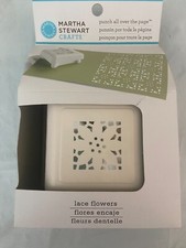 Martha Stewart Lace Flower Pattern Punch All Over The Page Crafts Scrapbook