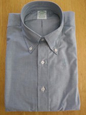 NWOT Brooks Brothers Green Supima Cotton Button Down 15-33 Milano  MSRP 140