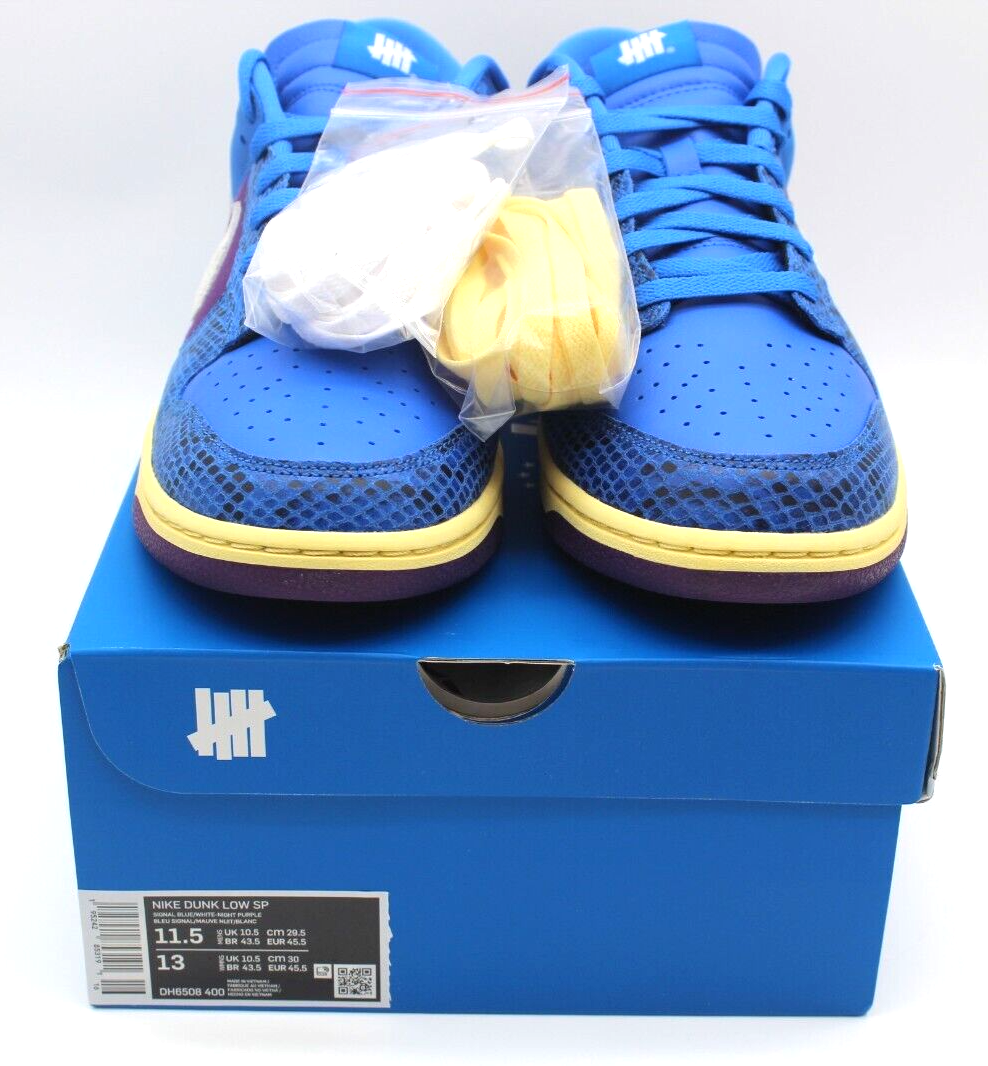 Nike Dunk Low SP x Undefeated 5 On It Signal Blue DH6508-400