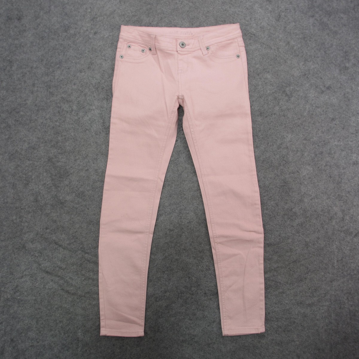 Wet Seal Jeans Women's 28 Pink Light Wash Skinny Jeans