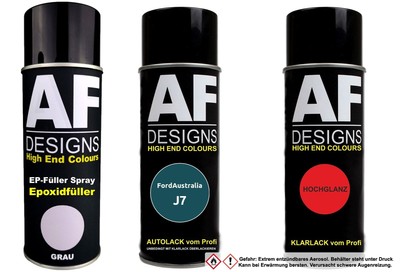 Epoxid Spraydose Set für FordAustralia J7 Deep Sea Green Metallic Spraydose EP G