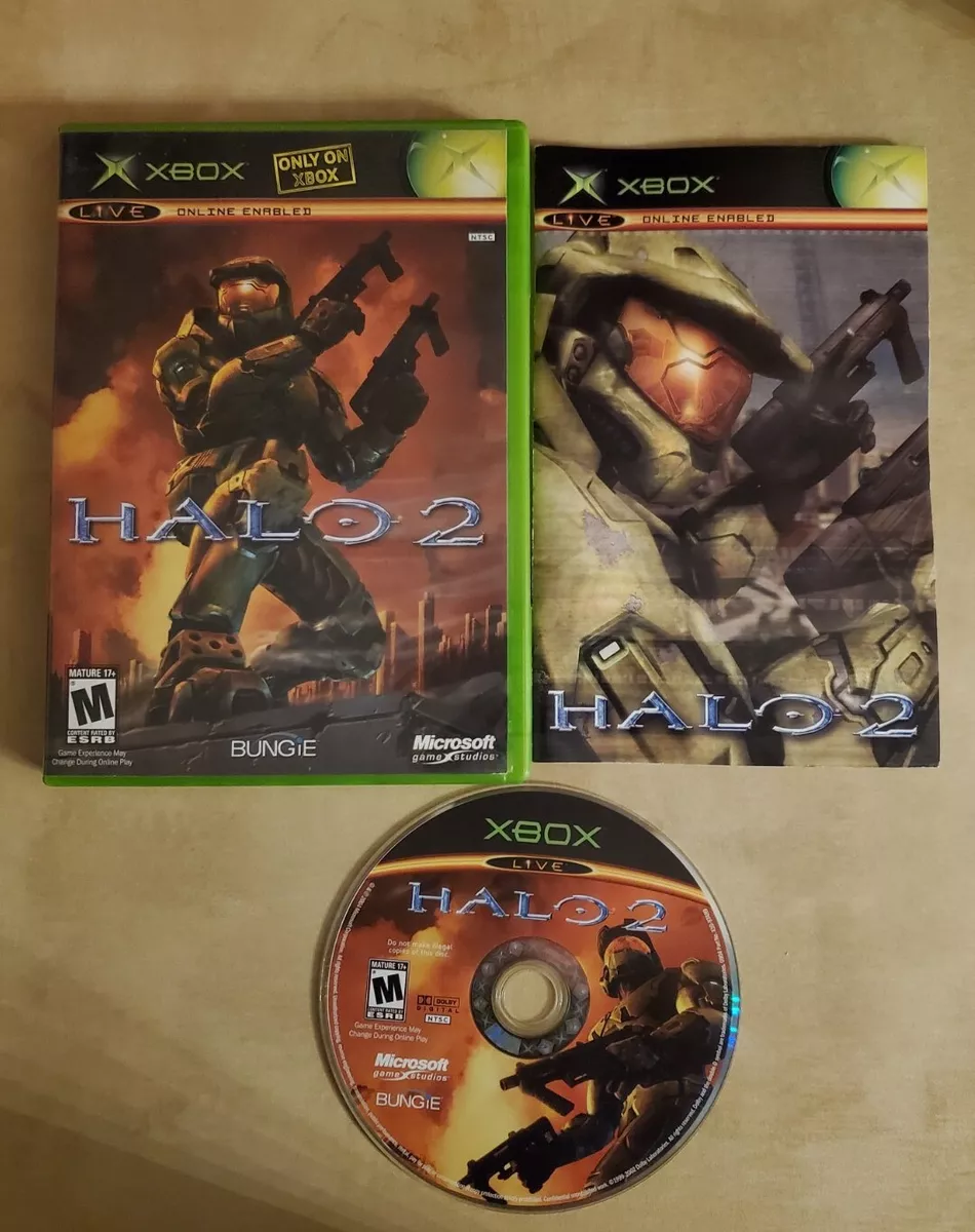Xbox Halo 2 Live Online Enabled Microsoft Game Studios Video Game