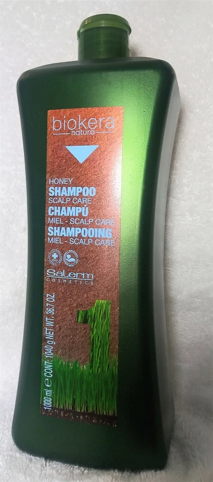 Salerm Biokera Honey Scalp Care Shampoo -36oz./1000ml - Image 2 of 2