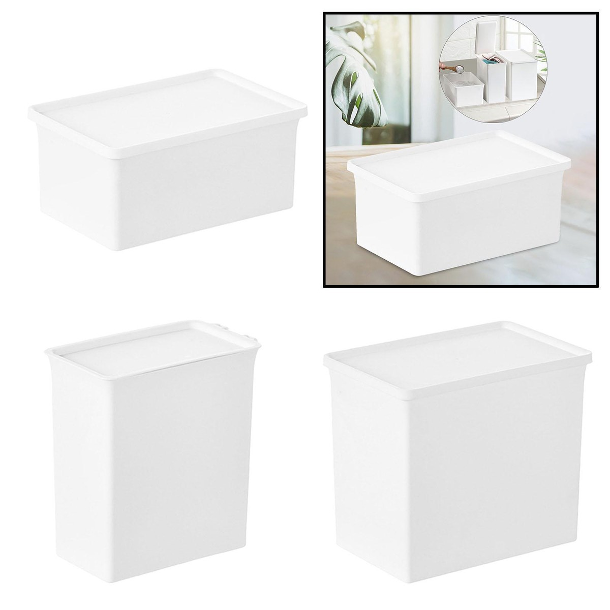 Laundry Detergent Container Multifunctional Waterproof Lidded