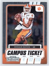 Deshaun Watson - 2021 Contenders Draft - Campus Ticket #2 - Clemson Tigers