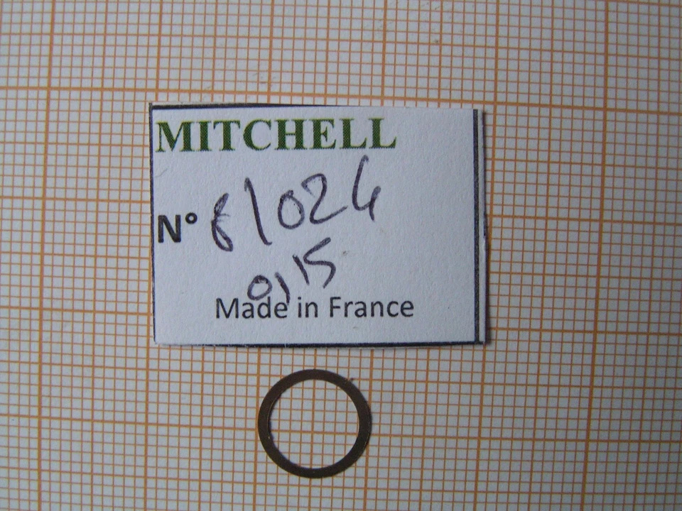 RONDELLE USURE 0.15 MITCHELL 300 & MOULINETS SHIMS HEAD TO HOUSING PART 81024  - Photo 1/1