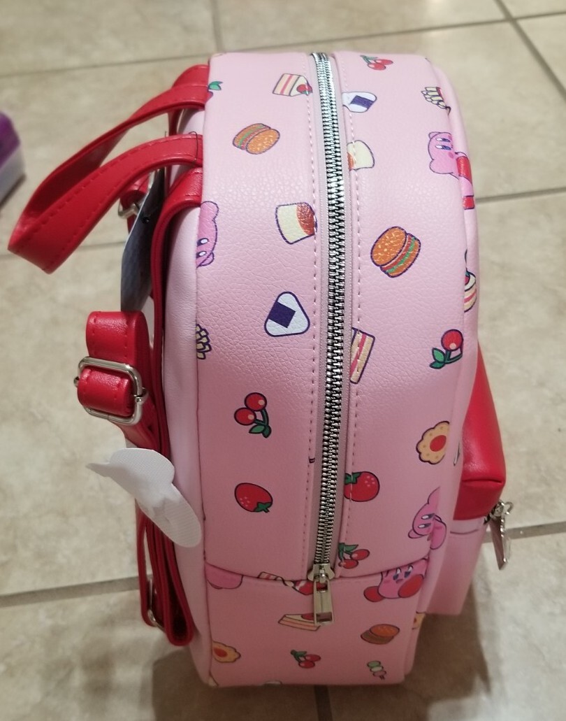 Bioworld Kirby Food Theme Pink Mini Backpack | eBay