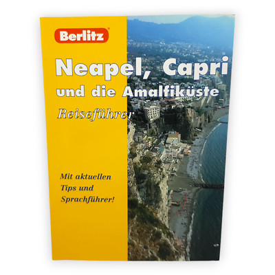 Berlitz Neapel Capri und die Amalfi Küste Reiseführer 1998 Vintage Don Allan
