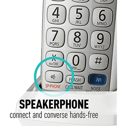 Teléfono Panasonic KX-TGE273S Link2Cell habilitado para Bluetooth con contestador automático - Imagen 10 de 10