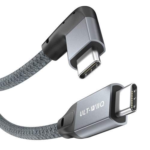 Cavo Ricarica Fast+Trasferimento Dati e Video 4K USB C a USB C 90° 20Gbps 100W prezzo ebay