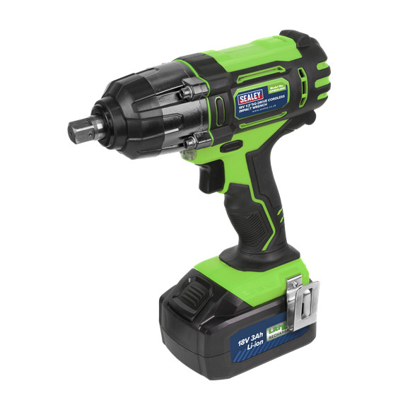 Sealey CP400LIHV 18volt Cordless 1/2"" Impact Wrench Gun 3Ah Li-ion Battery + Cha