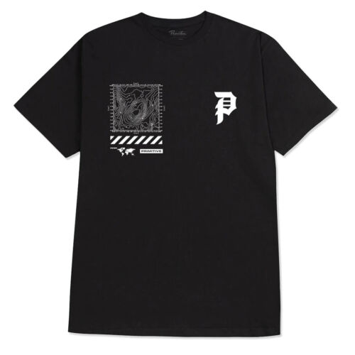 T-shirt da uomo Primitive x Call of Duty Mapping Dirty P nera maniche corte - Foto 2 di 2