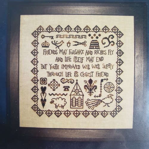 Raise the Roof Designs Firenze Spot Motif Sampler Counted Cross Stitch Pattern - Picture 2 of 3