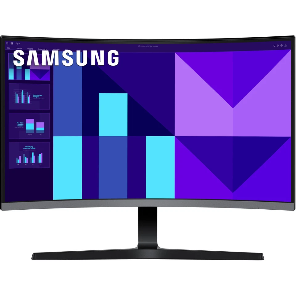 Samsung 32" Curved Monitor LS32D390GAEXXY LED 100Hz VA FHD 1920 x 1080 VGA HDMI - image 2 of 4