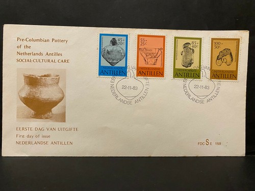Netherlands Antilles 1983, PRE-COLUMBIAN POTTERY, FDI Cachet Cover