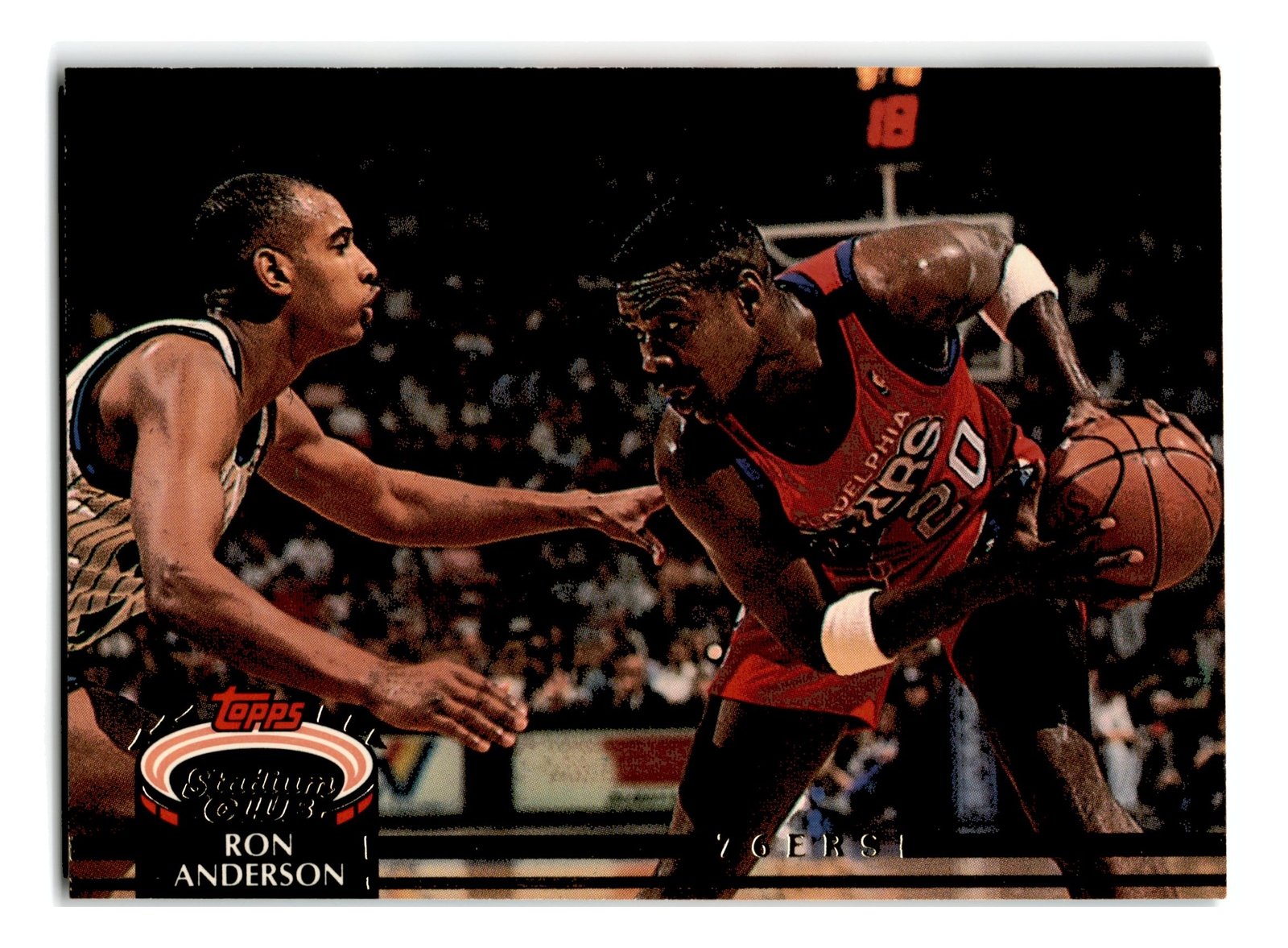 Ron Anderson 1992-93 Stadium Club #105 Philadelphia 76ers NM-MINT