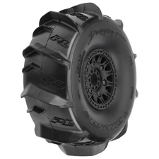 ProLine Dumont Sand/Snow Tires Mounted Raid Black 6x30 Removable 17mm PRO1018911