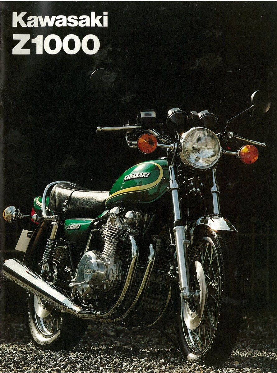 KAWASAKI Brochure KZ1000 Z1000 1978 Sales Catalog REPRO | eBay