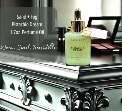 New, Sand + Fog Pistachio Dream Perfume 1.7oz-Warm, Sweet