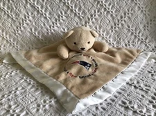 Baby Fanatic New England Patriots Baby Teddy Bear Security Blanket Lovey NFL