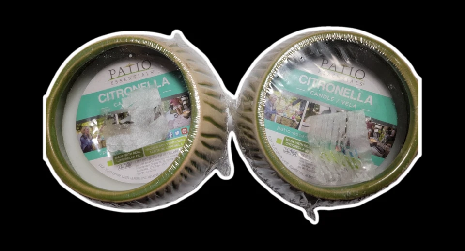 Patio Essentials CITRANELLA CANDLE w/ Real Citronella Oil 9oz - Image 2 of 2