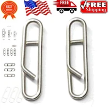 Durable 100pcs Fishing Lure Power Clips - Ultra-light Quick Change Connectors