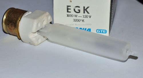 ★LAMPADA EGK 120 V 1000 W 3200°K P28S Incandescent Halogen-stage-studio lamp★ - Foto 1 di 3