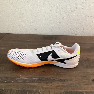 Nike Zoom Rival XC 6 White/ Orange Track Shoe\'s Spikes DX7999-100 Men Size 10.5 New Nike Zoom Rival XC 6 White Orange Track Shoes Spikes  main image 3
