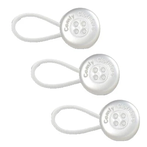 Белые металлические пуговицы для шитья