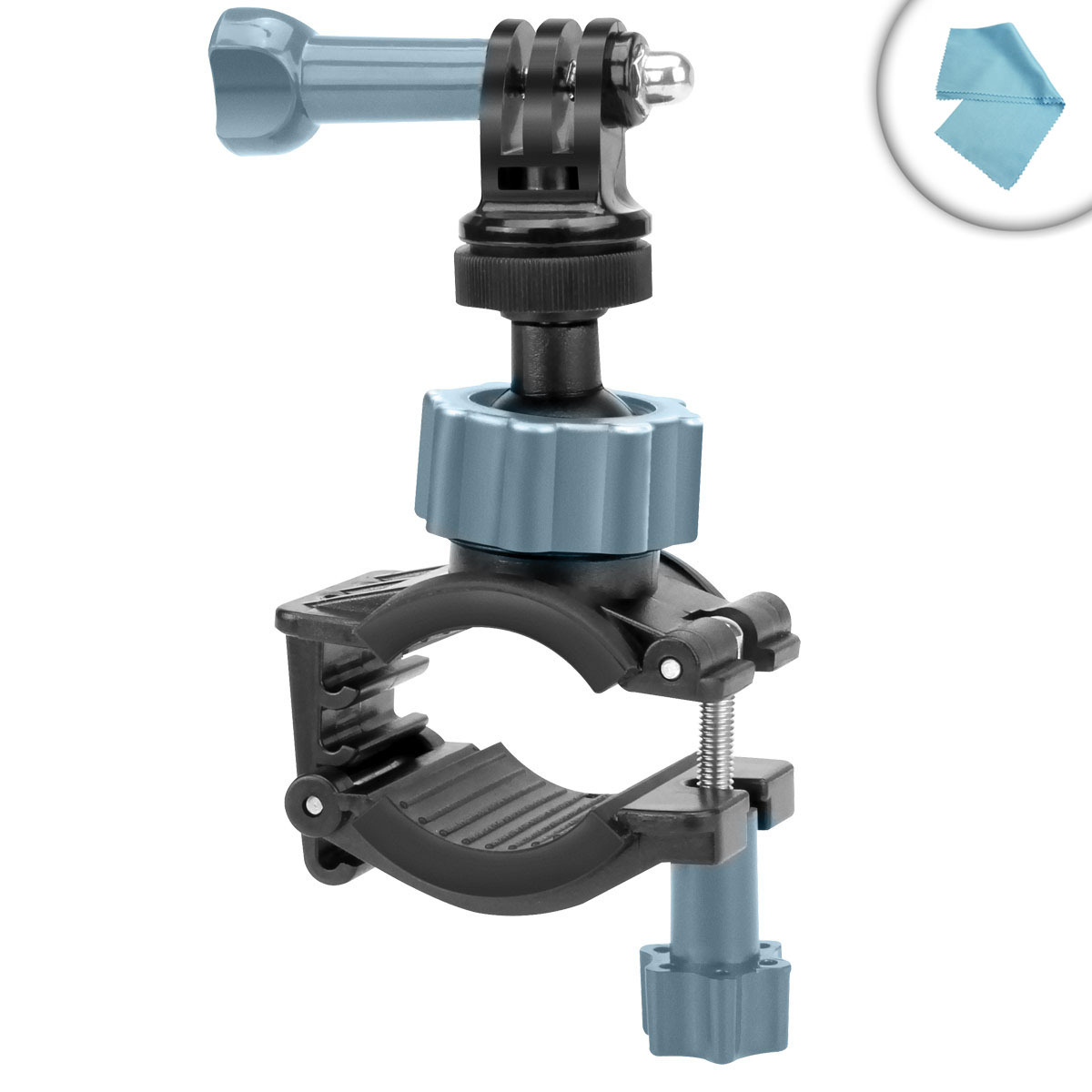 Action Camera Handlebar Mount Holder with Tripod and Action Mount for Bikes and Motorcycles-image