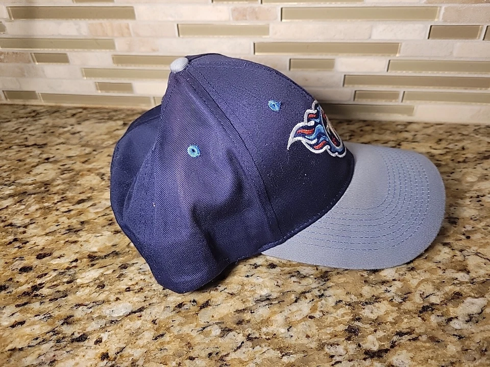 Gorra Tennessee Titans NFL Gorra OSFA Ajustable Fútbol Talla Única Azul Día del Juego Foto 4 de 4
