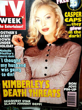 TV Week Magazine 1995 Kimberley Davies~Kevin Costner~Tom Jones~Bill Pullman +