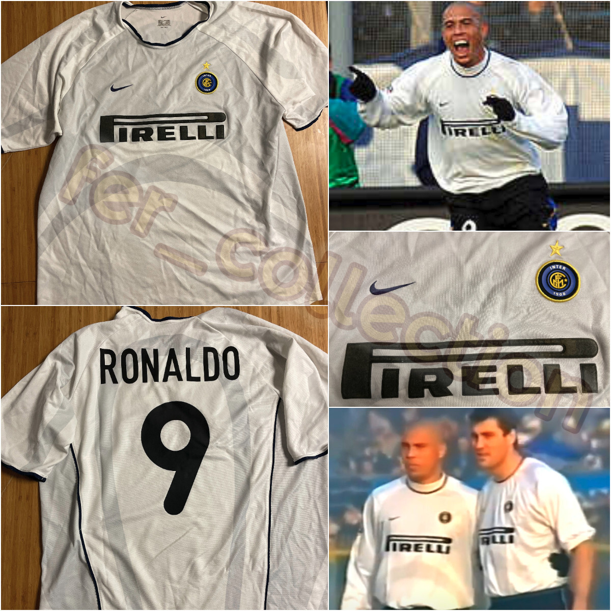 Ronaldo Inter Maglietta Originale Di Ronaldo Terza Maglia Inter