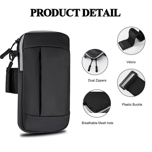 Bolsa Brazalete Funda Bolsa Para El Celular Movil Telefono Llaves Gym Correr New - 第 4/6 張圖片