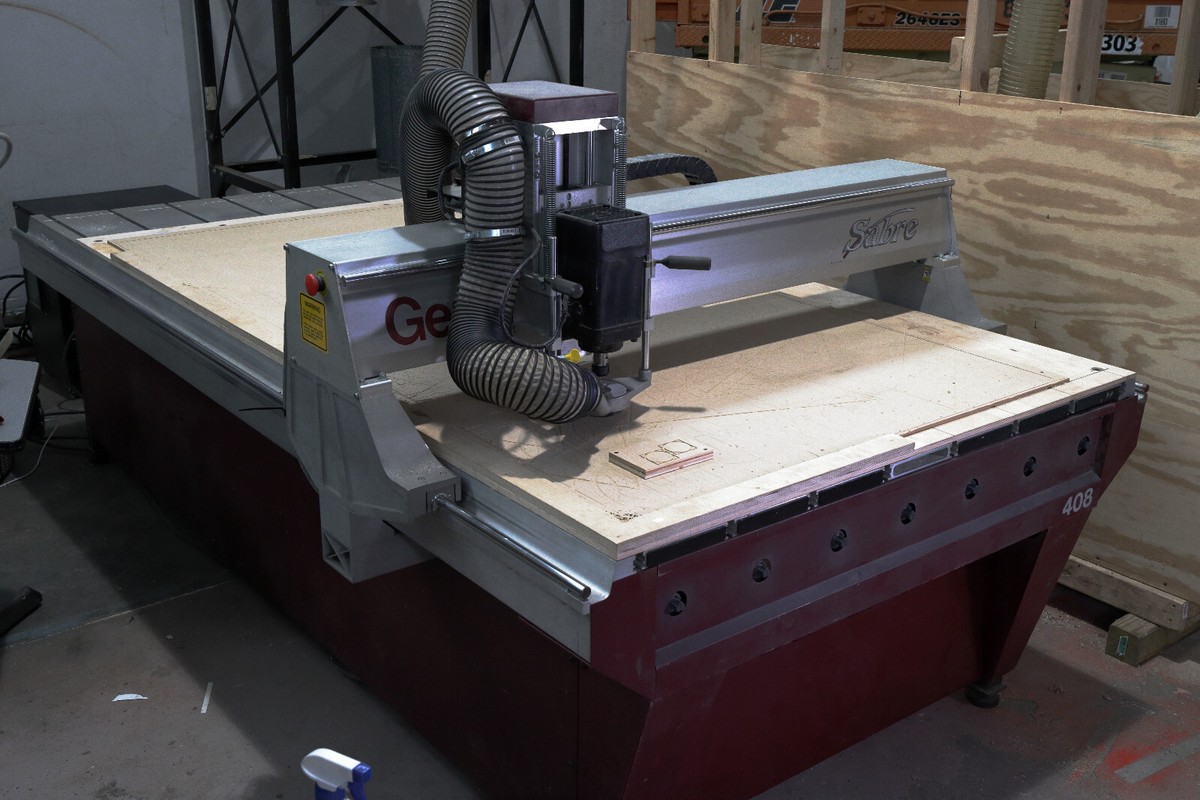 Gerber Sabre 408 4x8' CNC router retrofit with LinuxCNC | eBay