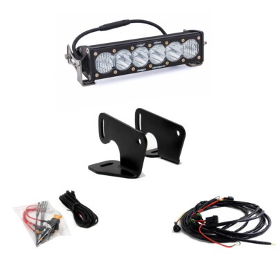 Baja Designs 10'' OnX6+ Hood Mount Light Bar Kit For 2020+ Polaris RZR Pro XP/XP4