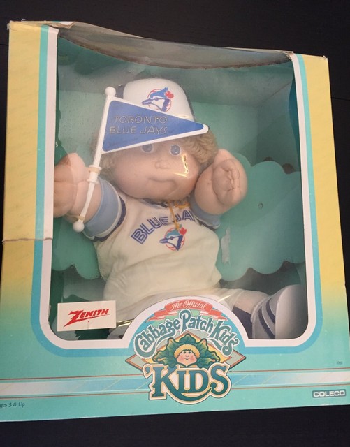 1985 Coleco Cabbage Patch Kid Baseball Player Boy Brown ...