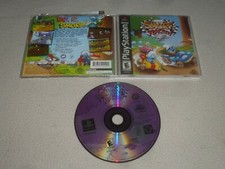 PLAYSTATION PS1 GAME SMURF RACER W CASE & MANUAL COMPLETE INFOGRAMES