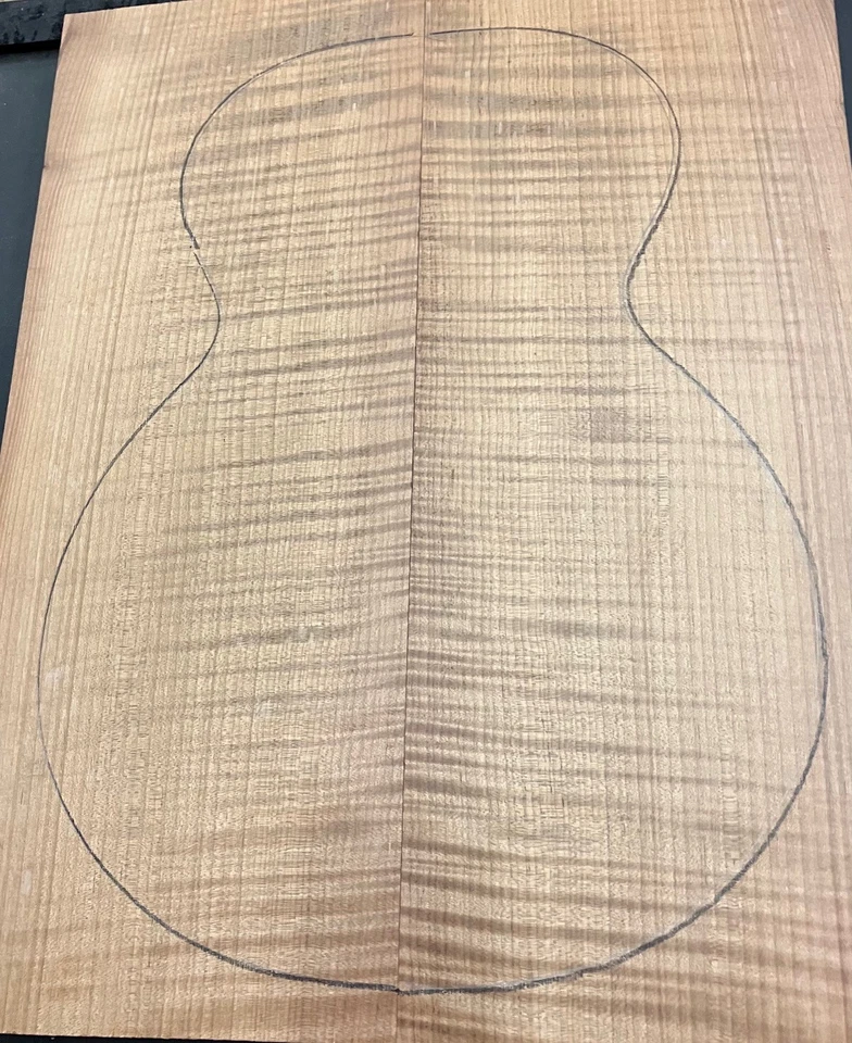 Tapa tallada de arce llama tostada | Grado 3A | 1" x 15" x 20" Foto 3 de 4