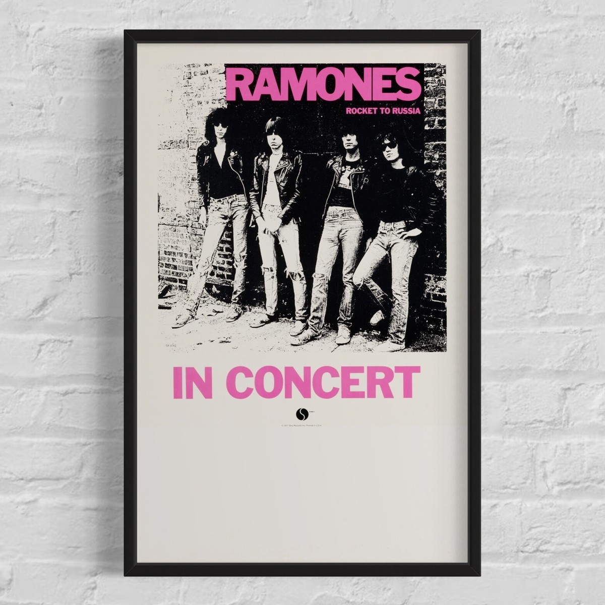 THE RAMONES 'Rocket to Russia' Tour 1977 Concert Poster, 14
