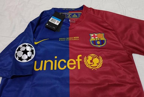 Maglia Barcellona Finale 2009 - Calcio Vintage Retro Messi Barcelona Final - Foto 4 di 6