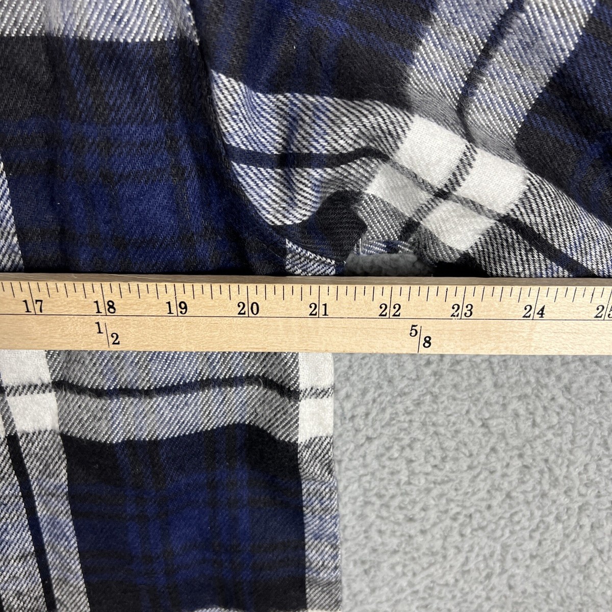 Vintage Frostproof Mens Medium Tall MT Blue Black Plaid Vintage Frostproof Mens Medium Tall MT Blue Black Plaid