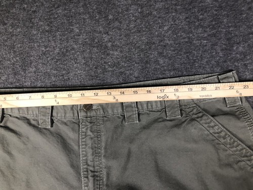 Carhartt Short Mens 48 Green Carpenter Utility Work Flat Front B147 LDN Adult - Picture 7 of 10