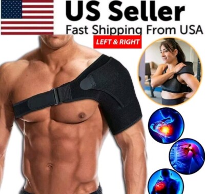 Lot Of 3 Shoulder Brace Support Compression Sleeve. #Y413
