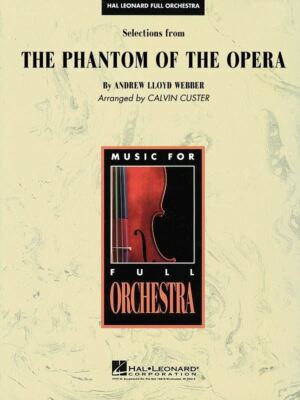 Auswahl aus Das Phantom der Oper Andrew Lloyd Webber Set Orchester Halle L