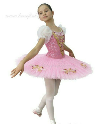 Professional Pink Ballet Tutu Costume Coppelia Fairy Doll
